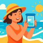海水浴でスマホはどうする？便利な防水対策で夏を満喫しよう