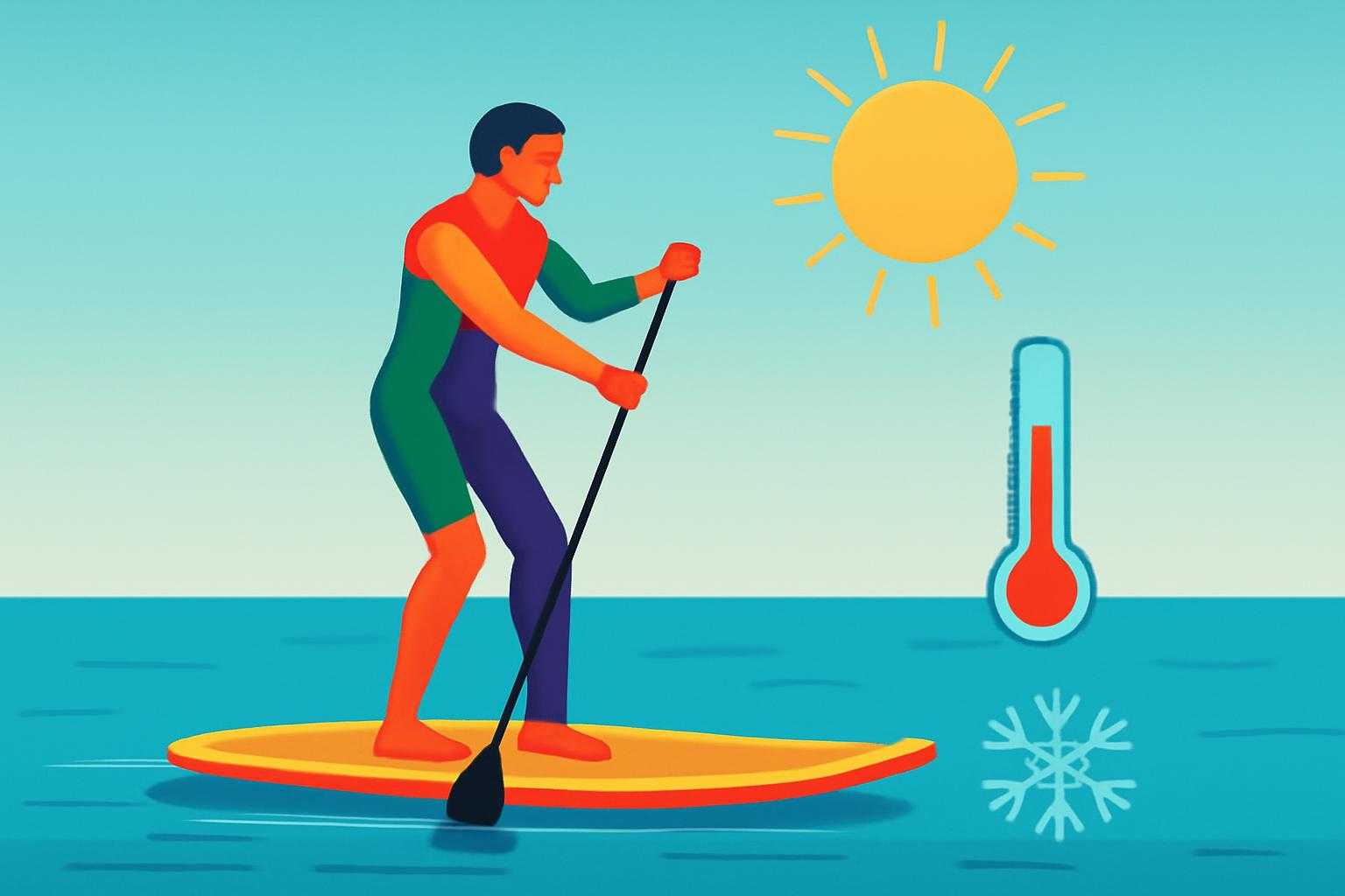 SUPはいつからウェットスーツが必要?季節・水温別の選び方ガイド
