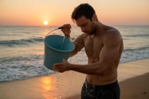 海から帰り、シャワーがない時に体を洗う方法｜現地で使える対策法