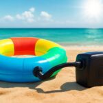 浮き輪を電動ポンプで膨らませるのに何分かかる？時間の目安と選び方
