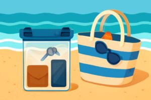 海のロッカーが空いてない時の貴重品管理｜初心者向け対策法