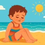 海での子どもの熱中症サイン|初期症状と応急対応を知ろう